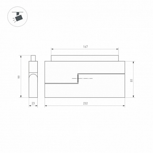 Встраиваемый светильник Arlight MAG-ORIENT 034642(1) в Нижнем Новгороде фото 2