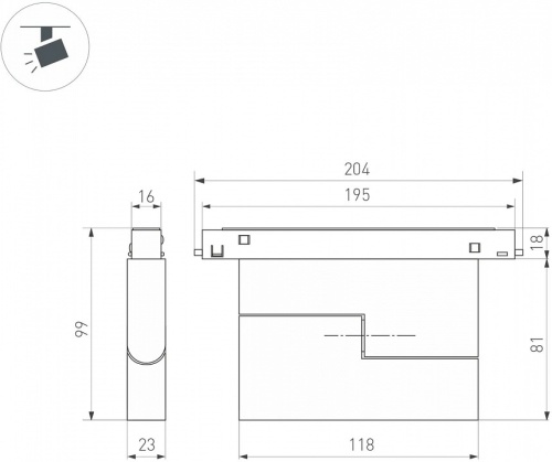 Накладной светильник Arlight MAG-ORIENT 049994 в Нижнем Новгороде фото 2