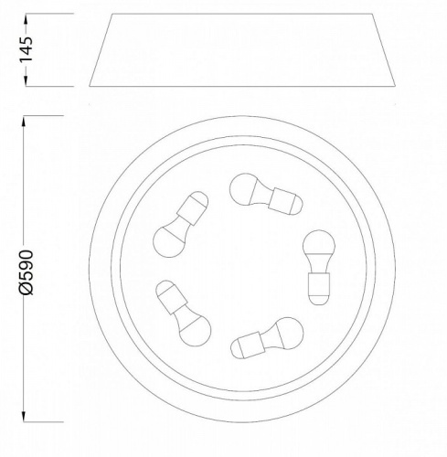 Накладной светильник Mantra Nordica 4966E в Нижнем Новгороде фото 2