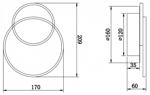 Накладной светильник Freya Siala 01 FR10025WL-L10W в Сельцо фото 2