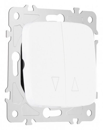 Выключатель для жалюзи без рамки Arte Milano 205 205.38-2.white в Нижнем Новгороде