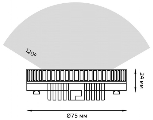 Лампа светодиодная Gauss SMD GX53 8Вт 6500K 108008308 в Нижнем Новгороде фото 2