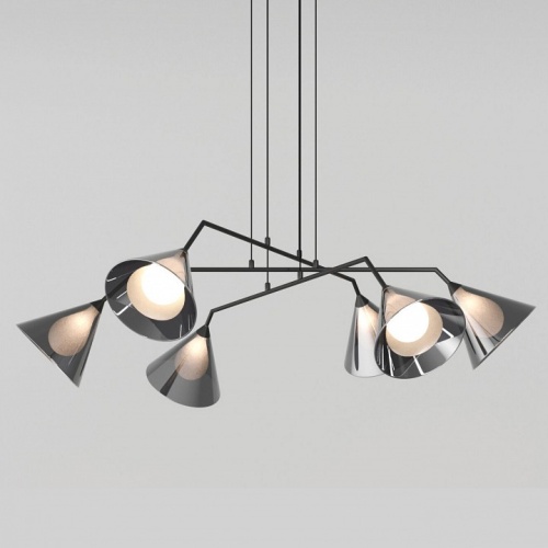 Подвесная люстра Eurosvet Enigma 70161/6 черный в Нижнем Новгороде