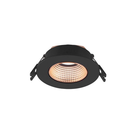 DK3061-BBR Встраиваемый светильник, IP 20, 10 Вт, GU5.3, LED, черный/бронзовый, пластик в Кольчугино фото 2