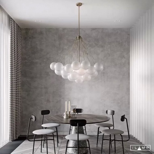 Люстра на штанге iLamp Globe 10099P/3-D800 GL-WH в Нижнем Новгороде фото 5