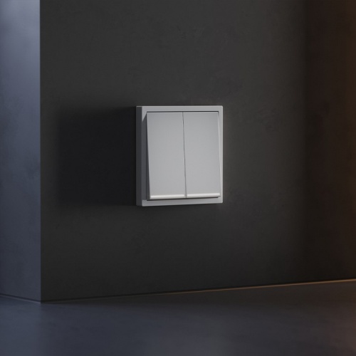 Клавиши для выключателя двухклавишного с подсветкой Voltum S70 VLS000416 в Нижнем Новгороде фото 5