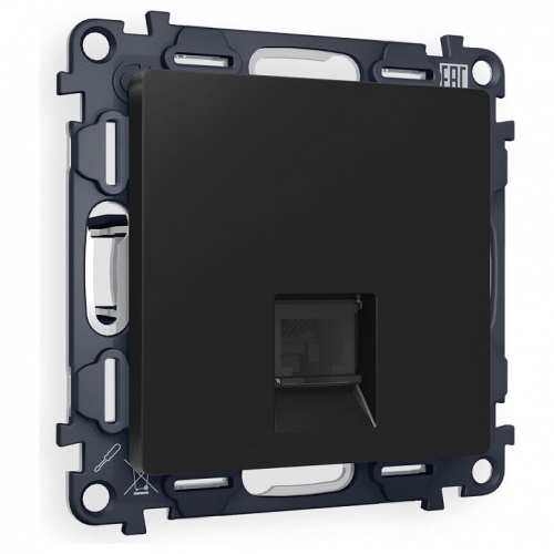 Розетка Ethernet RJ-45 и со шторками, без рамки Ambrella Volt ALFA MA812005 в Нижнем Новгороде