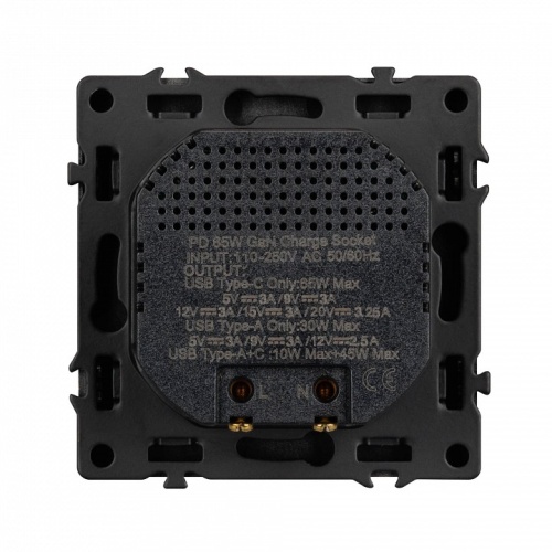 Розетка 2хUSB type A и C без рамки Arlight NOBE 054319(1) в Нижнем Новгороде фото 2