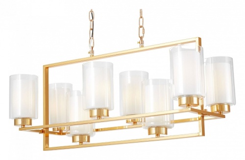 Подвесная люстра LUMINA DECO Lino LDP 1239-8 F.GD в Нижнем Новгороде фото 3