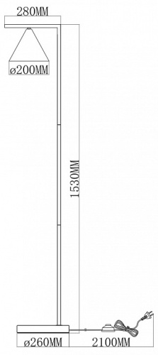 Торшер Moderli Omaha V11592-1F в Нижнем Новгороде фото 6
