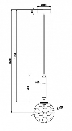 Подвесной светильник Freya Zelda FR5122PL-01BS в Нижнем Новгороде фото 2