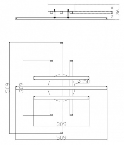 Потолочная люстра Freya Mandy FR6024CL-L42B в Нижнем Новгороде фото 4