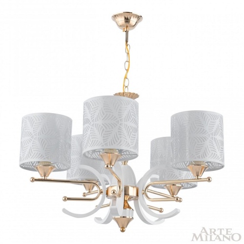 Подвесная люстра Arte Milano Florentia-2097 302097/5 Wh/Gd в Нижнем Новгороде фото 10