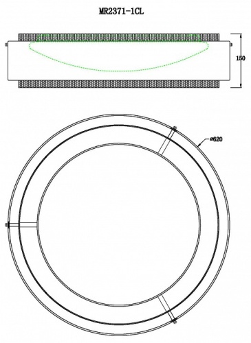 Накладной светильник MyFar Anders MR2371-1CL в Нижнем Новгороде фото 3