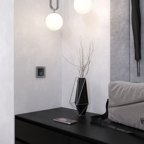 Рамка на 1 пост Werkel Acrylic (графит) W0012704 в Нижнем Новгороде фото 2