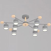 Люстра на штанге 78730 78730-0.3-08 GX53 GREY+WOOD в Нижнем Новгороде