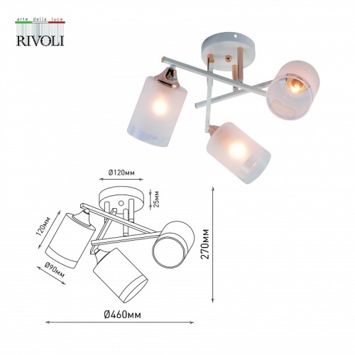 Люстра на штанге Rivoli Tammy Б0059258 в Нижнем Новгороде фото 7