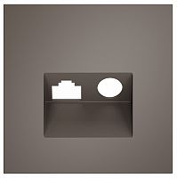 Накладка для ТВ-розетки и RJ-11 или RJ-45 Voltum S70 VLS002714 в Нижнем Новгороде