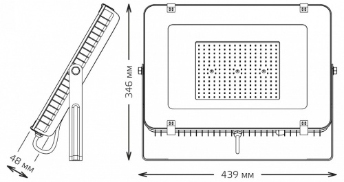 Настенно-потолочный прожектор Gauss Qplus 690511200 в Нижнем Новгороде фото 2