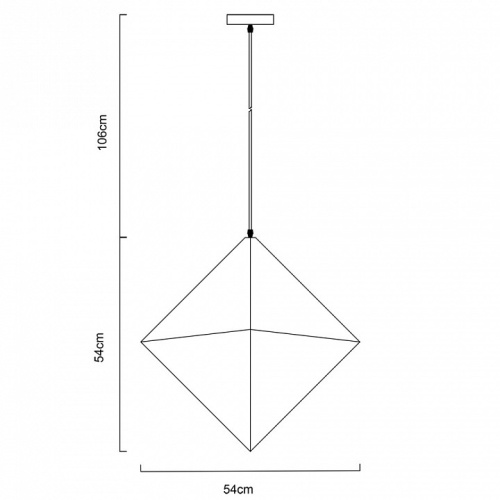 Подвесной светильник Divinare Rombo 5114/02 SP-1 в Нижнем Новгороде фото 4