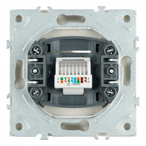 Розетка Ethernet RJ-45 без рамки Stekker Эмили 49899 в Нижнем Новгороде фото 5