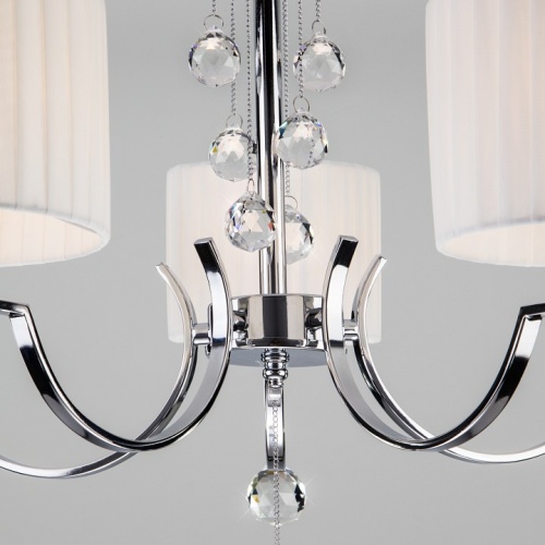 Подвесная люстра Eurosvet Napoli 60095/5 хром в Нижнем Новгороде фото 2