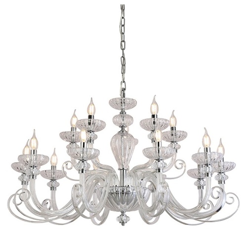 Подвесная люстра Newport ANNETTE 8620+5/C chrome clear в Нижнем Новгороде