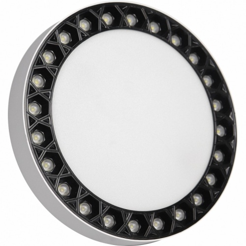 Накладной светильник iLedex Mercury 5552-24W-D165-3/4K-WH+BK в Нижнем Новгороде фото 3