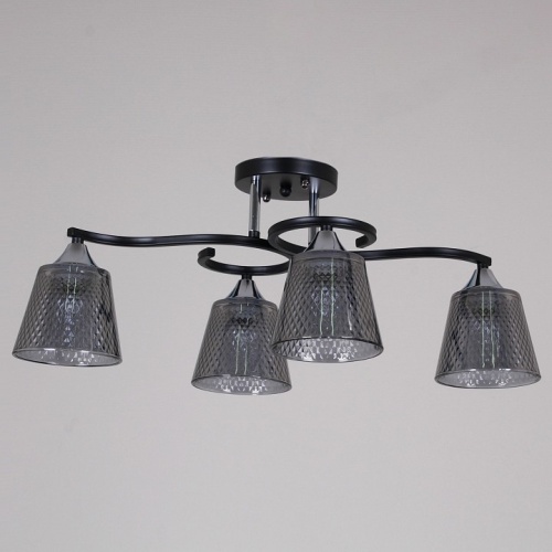 Люстра на штанге 06089-0.3-04 BK+CR в Нижнем Новгороде