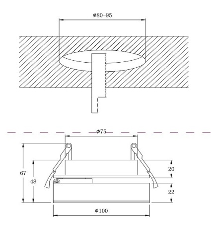 Встраиваемый светильник Maytoni Magic DL2003-L12W4K в Нижнем Новгороде фото 4
