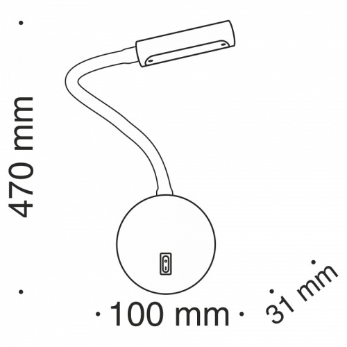 Бра Maytoni Stem C035WL-L3W3K в Гаджиево фото 3