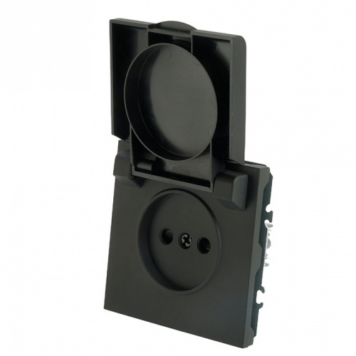 Розетка с заземлением и со шторкой, с крышкой Stekker Эмили 49852 в Нижнем Новгороде фото 7