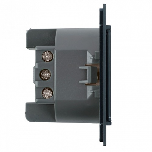 Розетка двойная с заземлением и со шторками, с крышкой Stekker Мия 50455 в Нижнем Новгороде фото 5