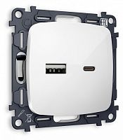 Розетка 2хUSB type A и C без рамки Ambrella Volt OMEGA MO111010 в Нижнем Новгороде