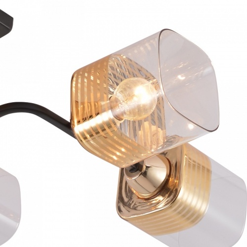 Люстра на штанге 01615-0.3-06 BK+FGD в Нижнем Новгороде фото 3