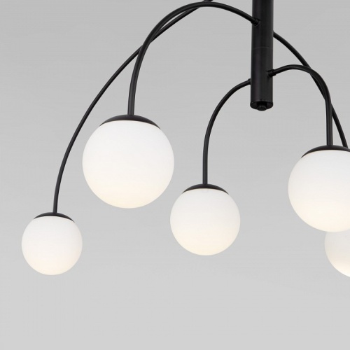 Люстра на штанге Eurosvet Cenacolo 30179/6 черный в Нижнем Новгороде фото 2