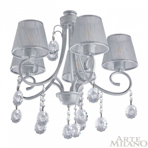 Люстра на штанге Arte Milano Amalfi-7146 337146/5 WT+SL в Нижнем Новгороде фото 4