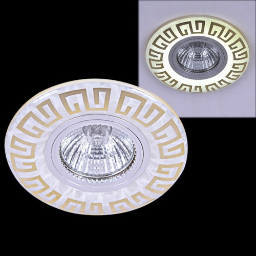 Встраиваемый светильник 09504-9.0-001MN MR16+LED3W WH/GD в Нижнем Новгороде