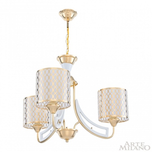 Подвесная люстра Arte Milano Florentia-3387 303387/3 Wh/Gd в Нижнем Новгороде фото 9