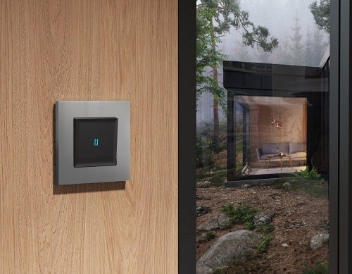 Выключатель самовозвратный одноклавишный с подсветкой, без рамки Ambrella Volt MA MA802060 в Нижнем Новгороде фото 3