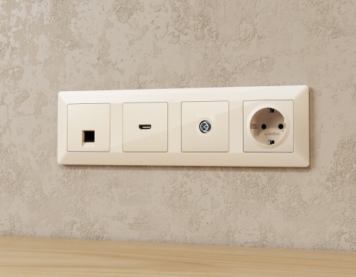 ТВ-розетка оконечная без рамки Ambrella Volt ALFA MA313005 в Нижнем Новгороде фото 2