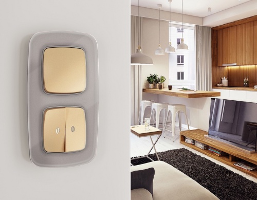 Клавиша для выключателя одноклавишного Ambrella Volt OMEGA OP6010 в Нижнем Новгороде фото 2