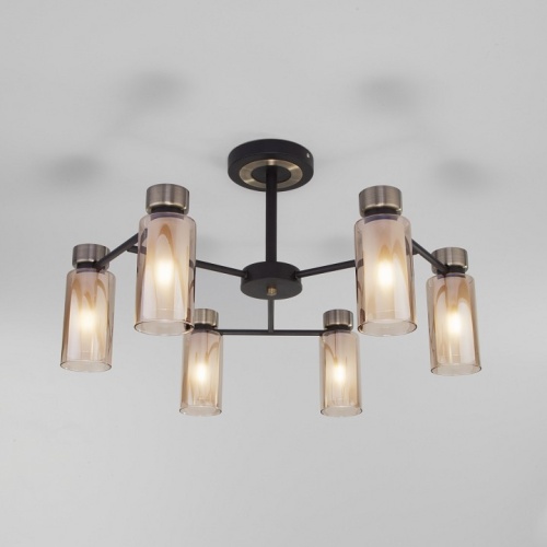 Потолочная люстра Eurosvet Amado 70115/6 черный в Нижнем Новгороде фото 4