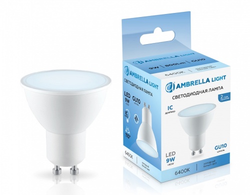 Лампа светодиодная Ambrella Light MR16 GU10 9Вт 6400K 180906 в Нижнем Новгороде фото 2