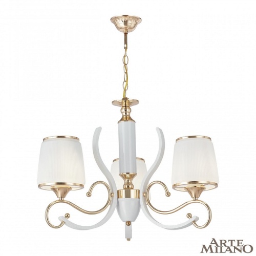 Подвесная люстра Arte Milano Florentia-3857 303857/3 Wh/Gd в Нижнем Новгороде фото 11