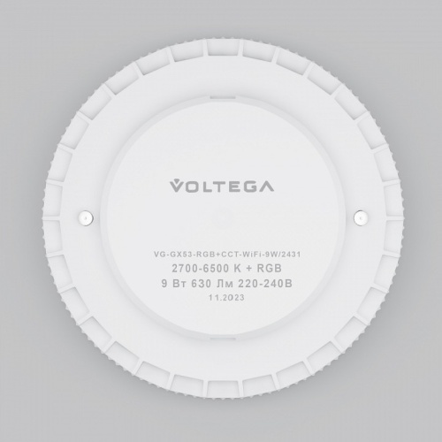 Лампа светодиодная с управлением через Wi-Fi Voltega Wi-Fi bulbs GX53 9Вт 2700-6500K 2431 в Нижнем Новгороде фото 4