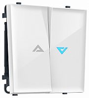 Выключатель самовозвратный двухклавишный с подсветкой, без рамки Ambrella Volt MS MS104460 в Нижнем Новгороде
