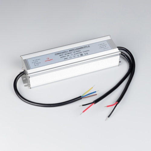 Блок питания ARPV-LG24400-PFC-A (24V, 16.7A, 400W) (Arlight, IP67 Металл, 5 лет) в Геленджике фото 2