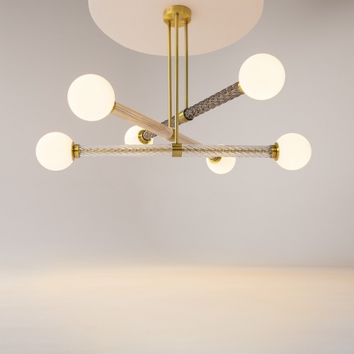 Люстра на штанге Maytoni Театро MOD287PL-06BS в Нижнем Новгороде фото 6