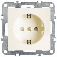 Розетка с заземлением и со шторкой, без рамки Stekker Эрна 39328 в Нижнем Новгороде